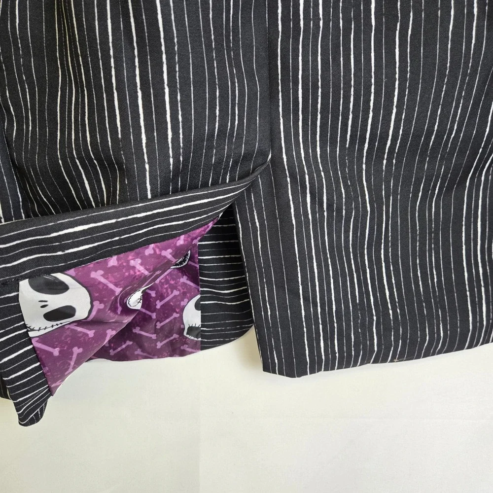 Nightmare Before Christmas Jack Skellington Pinstriped Blazer Spirit Costume Med